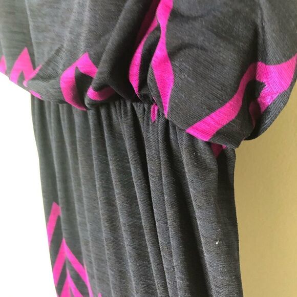 Pixley Stitch Fix Navy/Purple Jakobe Chevron Maxi Dress Size Small - Picture 6 of 8